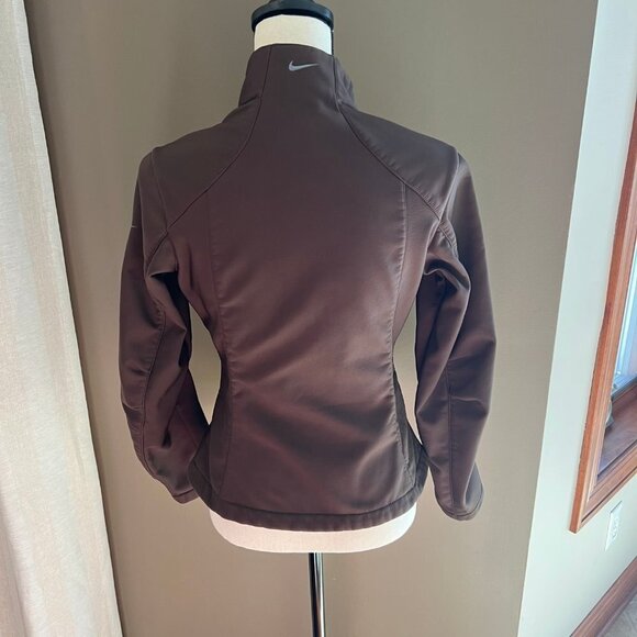 Nike Performance Fleece Jacket, Brown & Pink, Size Small (4-6) - Picture 4 of 7